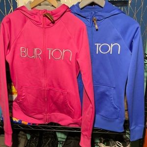 Burton hoodies